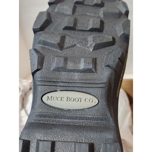 Muck Boot Muckmaster Fleece-Lined Waterproof Work Boot – Men’s Size 12, Black - Picture 11 of 11